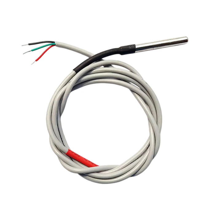 DS18B20 Waterproof Temperature Sensor Probe 1m Range -7Semi