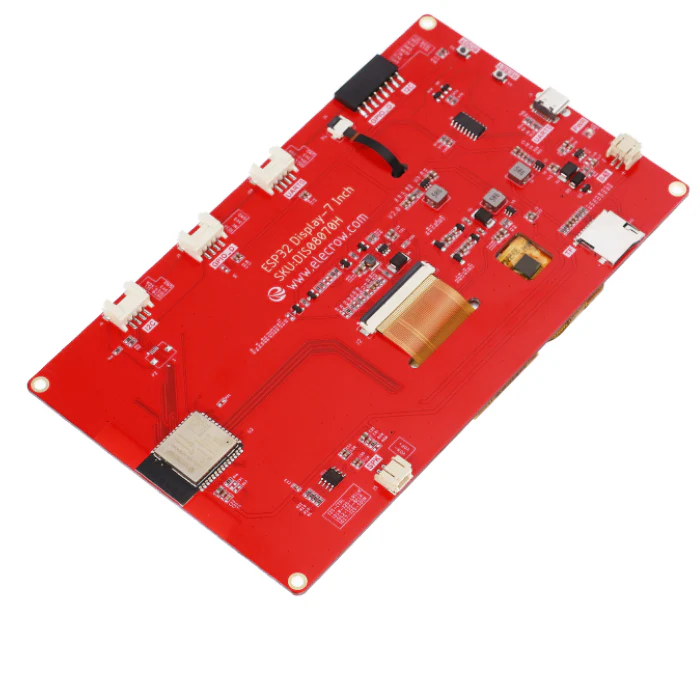 ELECROW ESP32 display 7.0 Inch HMI Display 800×480 RGB TFT LCD Touch Screen Compatible with Arduino/LVGL/PlatformIO/ Micropython with Acrylic Case - Image 5