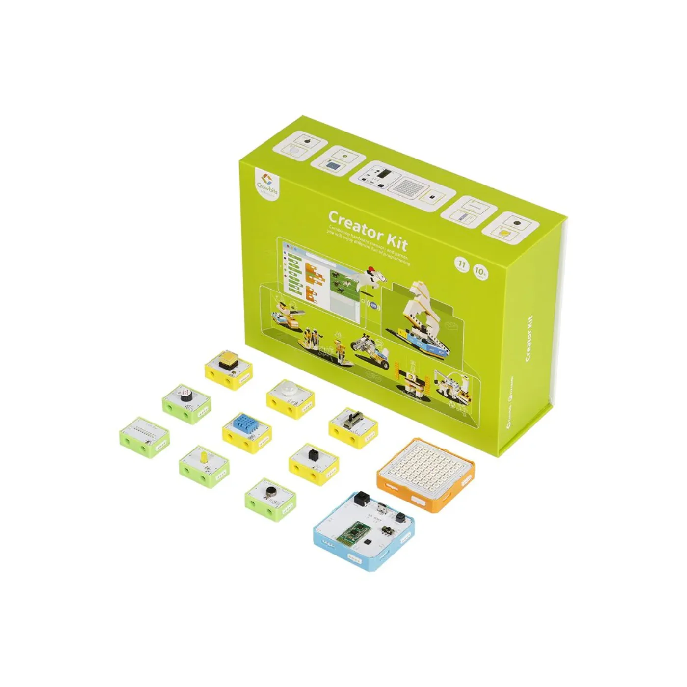 Elecrow - Crowbits-Creator Kit Based on Arduino, 12-in-1 STEM Toy for Kids - Image 2