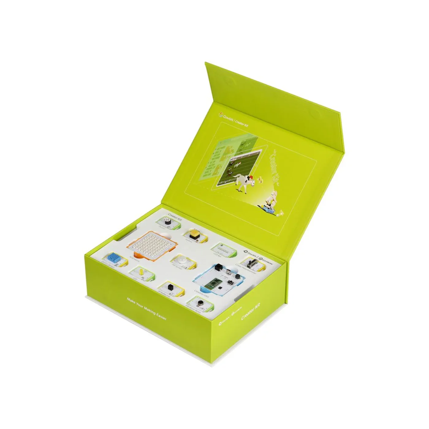 Elecrow - Crowbits-Creator Kit Based on Arduino, 12-in-1 STEM Toy for Kids - Image 3