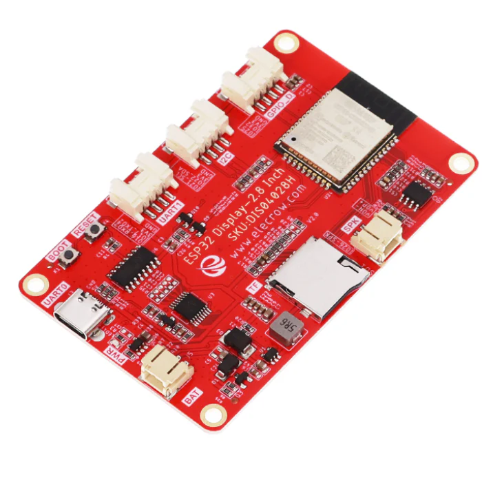 ELECROW ESP32 display 2.8 Inch HMI 240×320 Display SPI TFT LCD Touch Screen Compatible with Arduino/LVGL/Esphome/PlatformIO/Micropython with Acrylic Case - Image 3