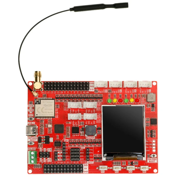 Elecrow LoRaWAN RA-08H Development Board Integrated RP2040 with 1.8 “ LCD for Long Range Communication (868Mhz/915Mhz - Image 2
