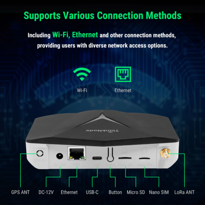 ELECROW ThinkNode G1 868MHz 8-Channel LoRaWAN Gateway with SX1302 Chip - Image 5