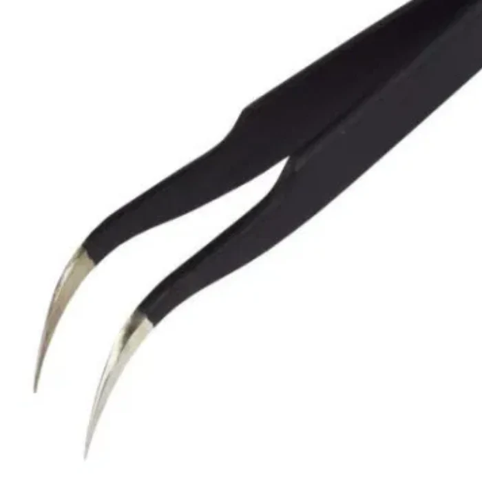 ESD-15 Black Tweezer Cross Tip Anti-Static - Image 4