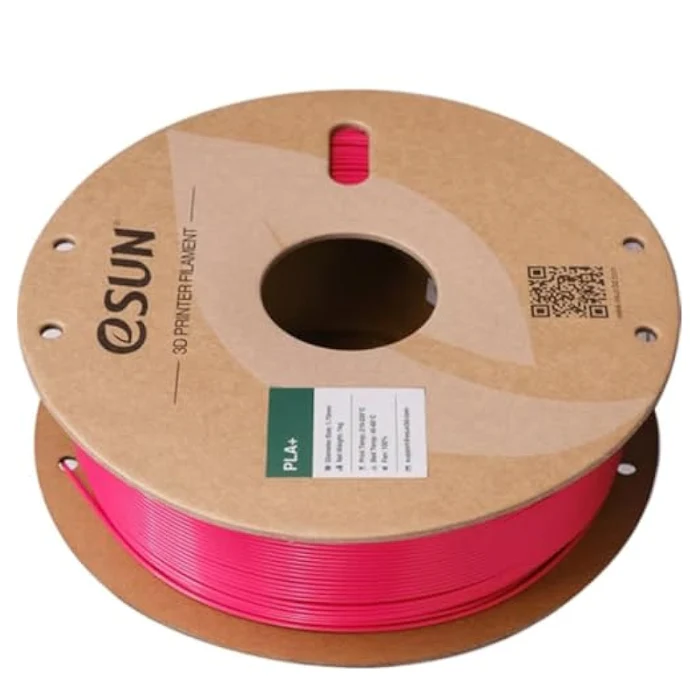 eSun 1.75mm 1kg PLA+ 3D Printing Filament Magenta Color - Image 3