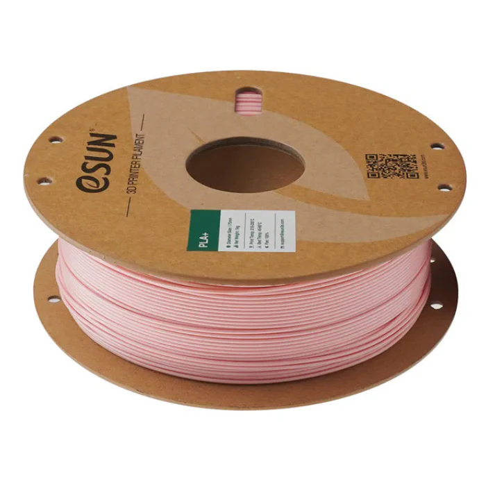 eSun 1.75mm PLA+ 1kg 3D Printing Filament Peach Pink Color - Image 2