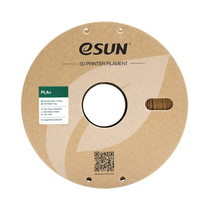 eSun 1.75mm PLA+ 3D Printing Filament 1kg Light Brown Color - Image 4