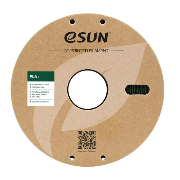eSun 1.75mm PLA+ 3D Printing Filament 1kg olive green Color - Image 4