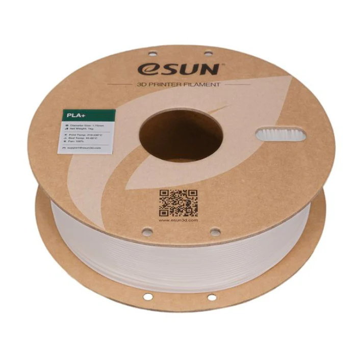 eSun 1.75mm PLA+ 3D Printing Filament 1kg- white Color - Image 3