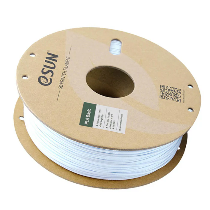 eSun 1.75mm PLA-Basic 3D Printing Filament 1kg Cold White Color - Image 3