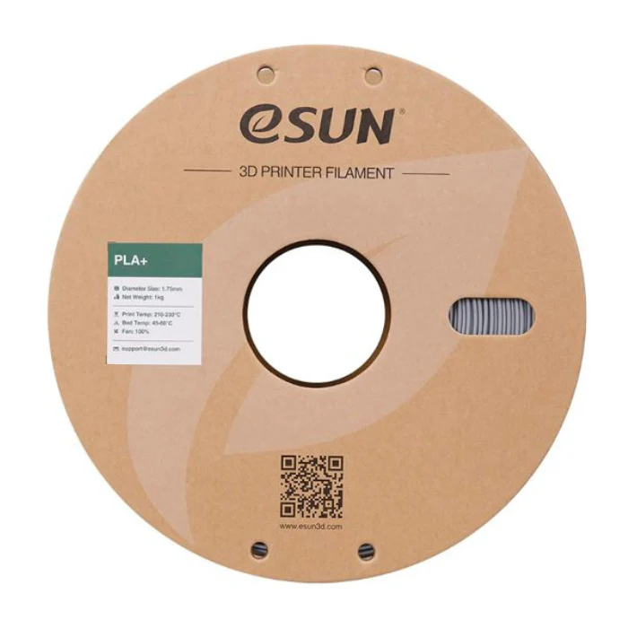 eSun PLA+ 1.75mm 3D Printing Filament 1kg Silver Color - Image 4