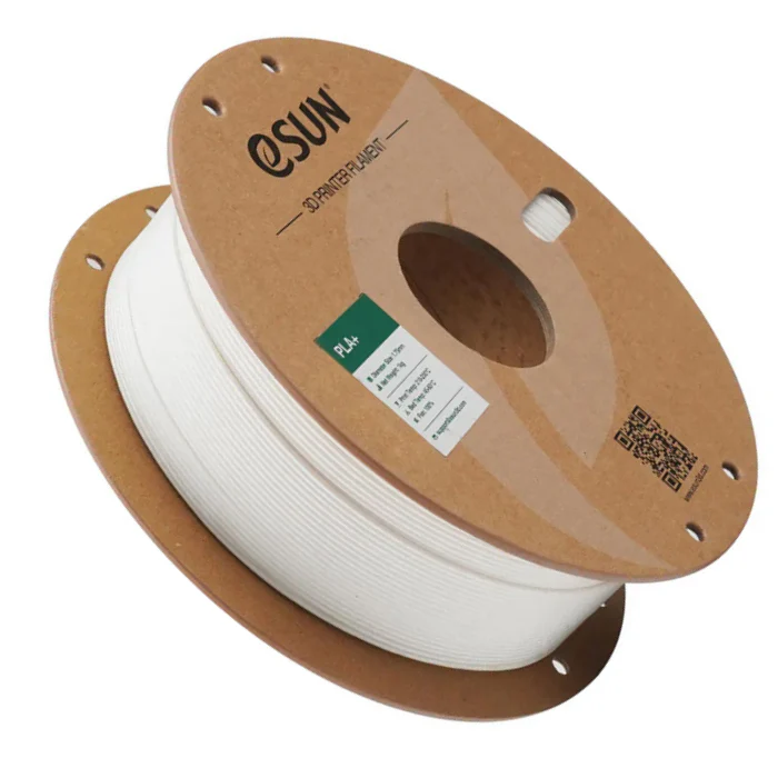 eSun PLA+ 1kg 3D Printing Filament 1.75mm Milky White Color - Image 2