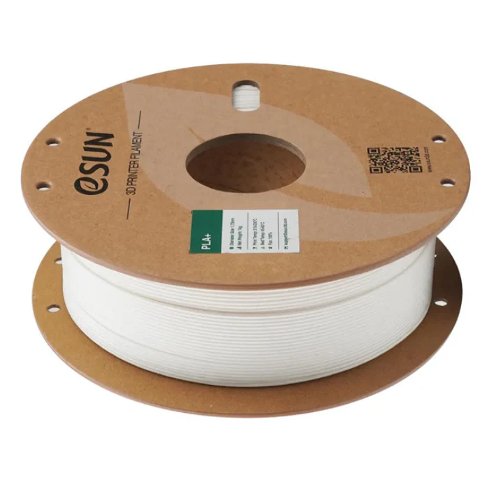 eSun PLA+ 1kg 3D Printing Filament 1.75mm Milky White Color - Image 3