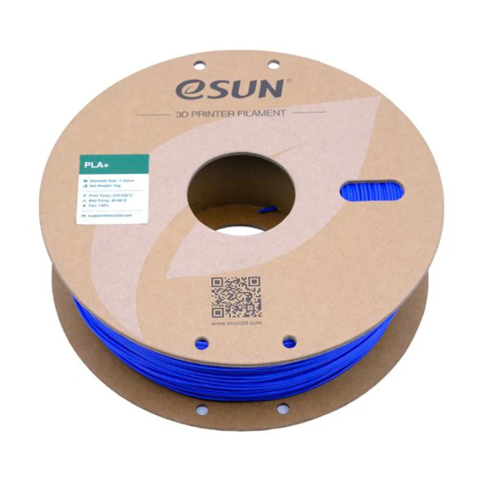 eSun PLA+ 3D Printing Filament 1.75mm 1kg Blue Color - Image 2