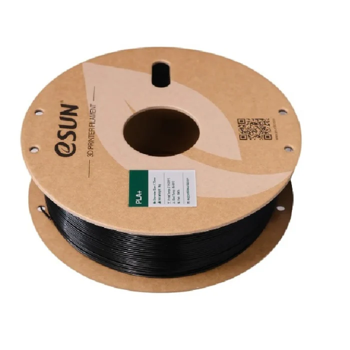 eSUN 1.75mm PLA+ 3D Printing Filament Black Color - 1kg - Image 3
