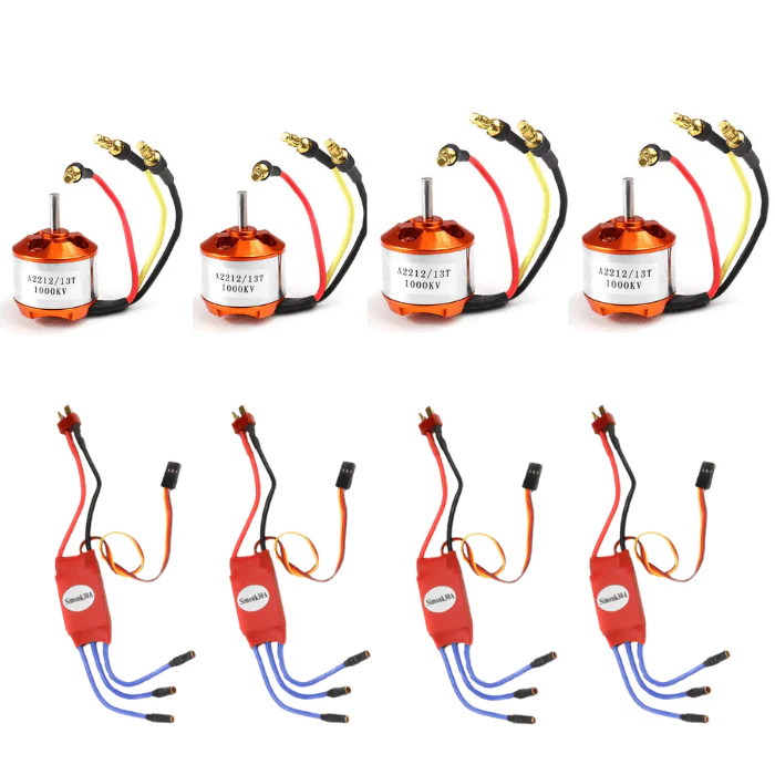F450 Quadcopter Frame Kit with A2212 KV1000 Brushless Motor and 4 30A ESC and 2 Pair 1045 Propeller - Image 4