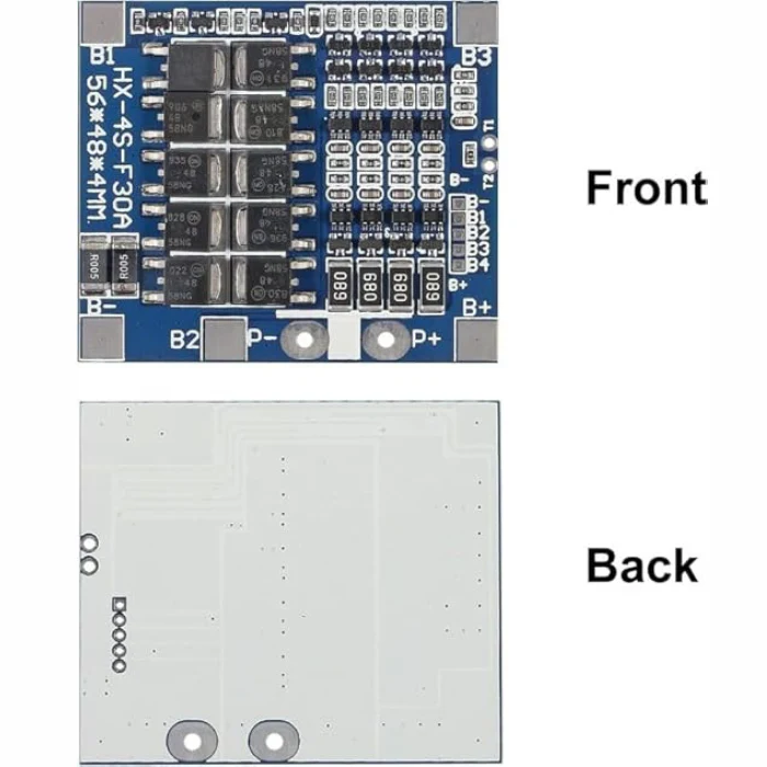 Flash 4S 30A 148V Li-Ion Lithium 18650 Battery Protection Board - Image 3