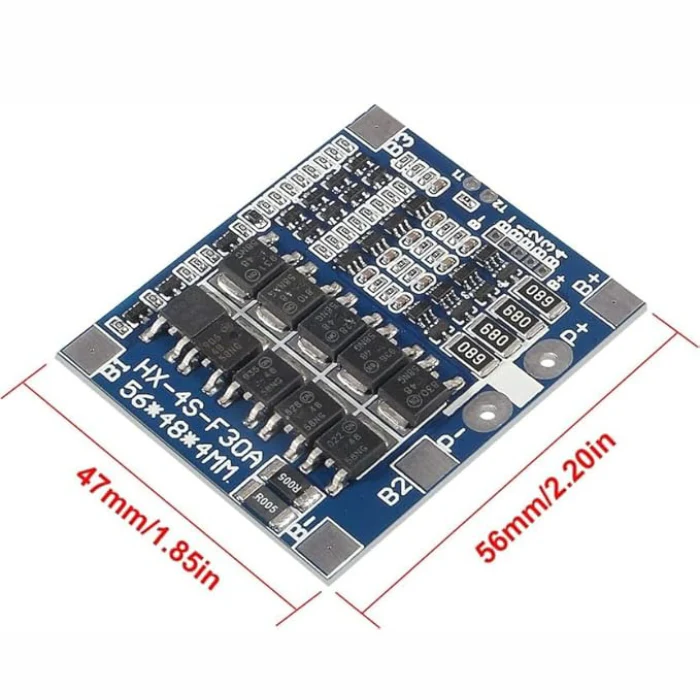 Flash 4S 30A 148V Li-Ion Lithium 18650 Battery Protection Board - Image 7