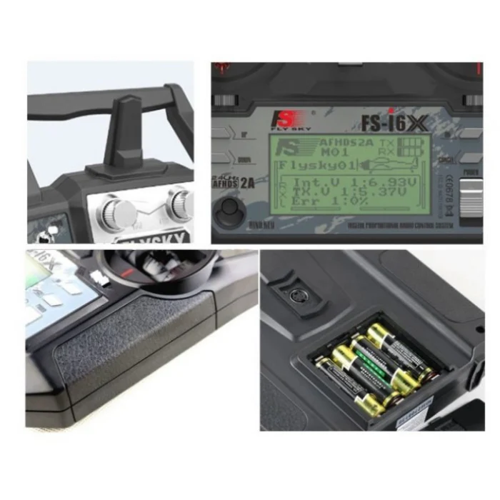 Fly Sky FS-i6X 2.4GHz 6CH AFHDS 2A RC Transmitter With FS-iA10B 2.4GHz 10CH Receiver - Image 3