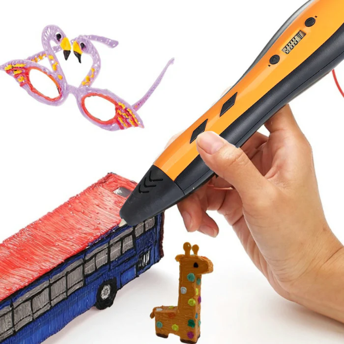 Goofoo RP700C 3D Printing Pen Orange Colour - Image 4