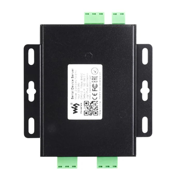 Waveshare Industrial 2-Ch CAN to Ethernet Server - 2-Ch CAN + RS485 + Ethernet Port - Image 3
