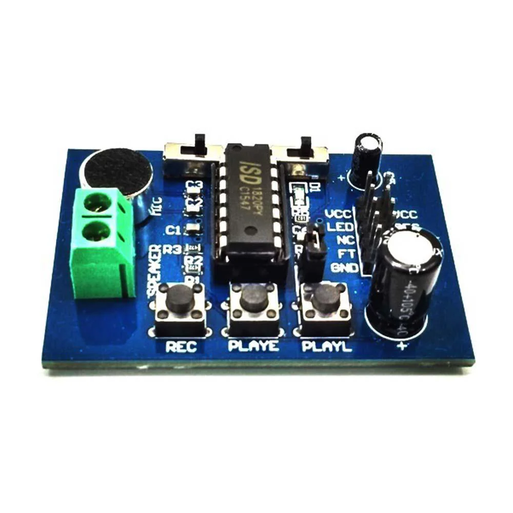 ISD1820 Sound Voice Board Recording Module - Image 2