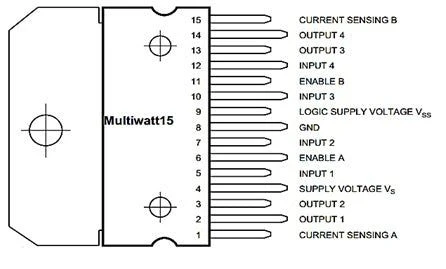 L298N Motor Driver IC - Image 3