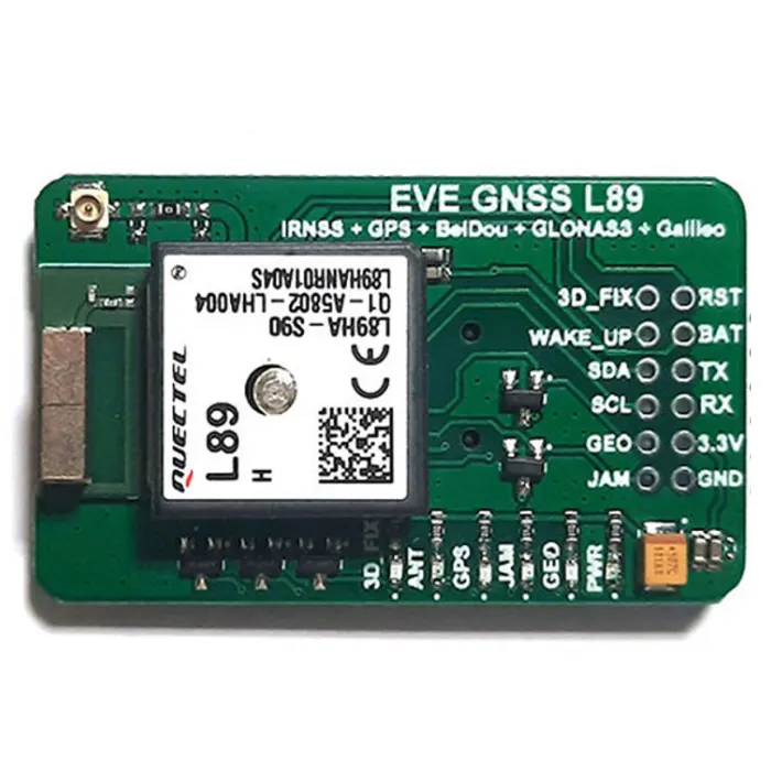 L89HA Multi-GNSS Breakout Module for GPS, IRNSS, GLONASS, BeiDou, Galileo & QZSS - 7Semi - Image 3