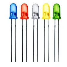 Led Combo (R-G-Y-B-W) 5mm 10pcs each - Image 2