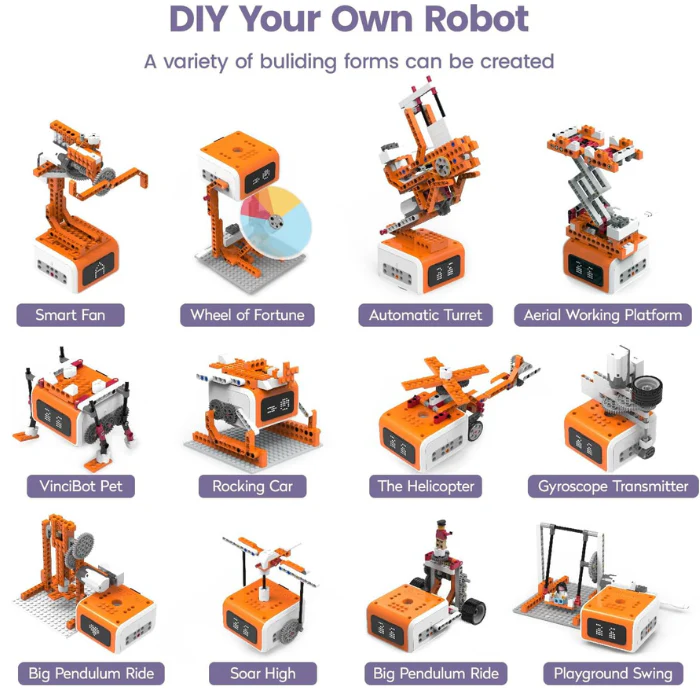 Matatalab 20 in 1 Creator STEM Kit - with 400 Building Blocks (Educational Robotics Starter Kit for 8+ Years) - Compatible with Lego - Image 3