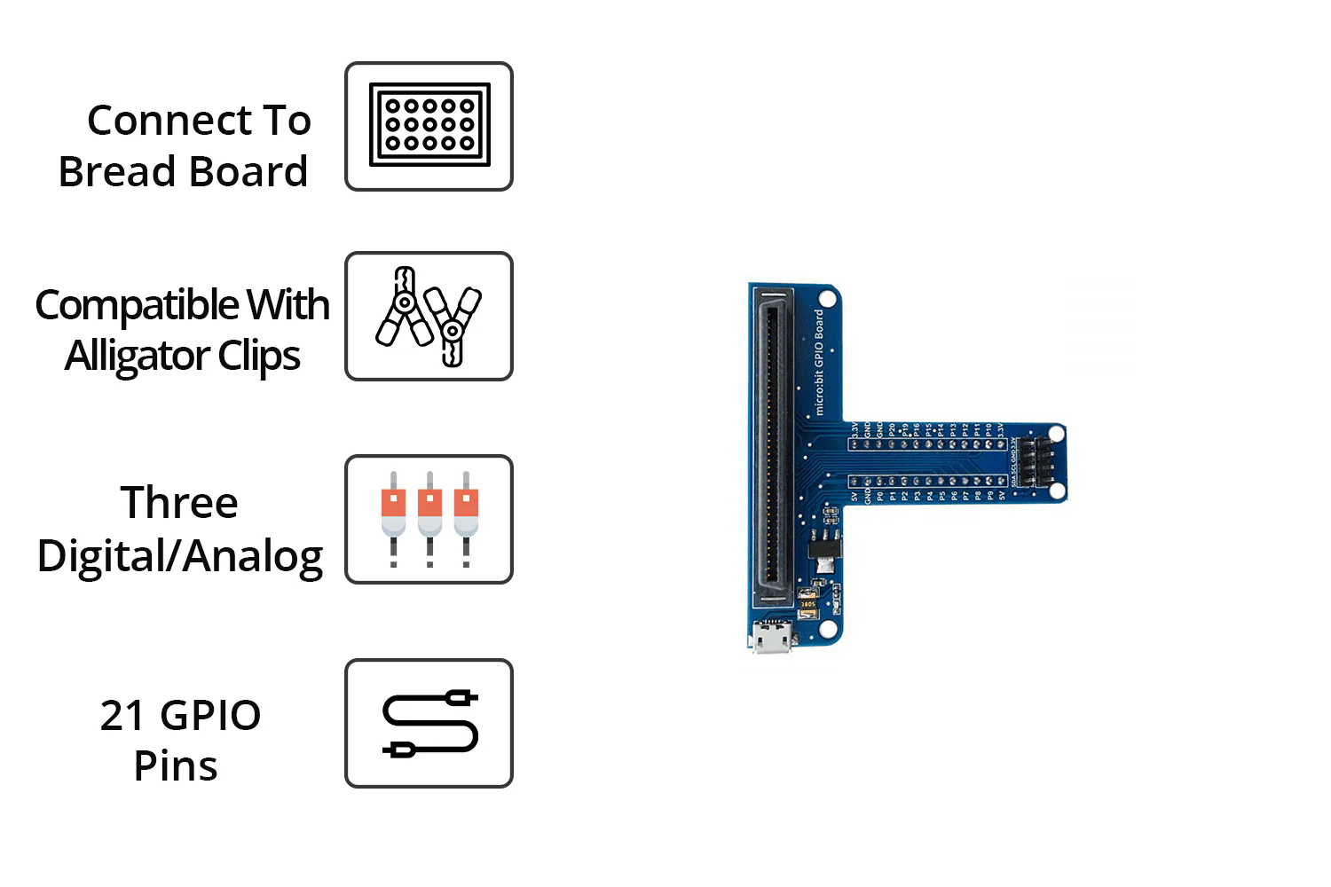 Micro:Bit T-type GPIO board - Image 4