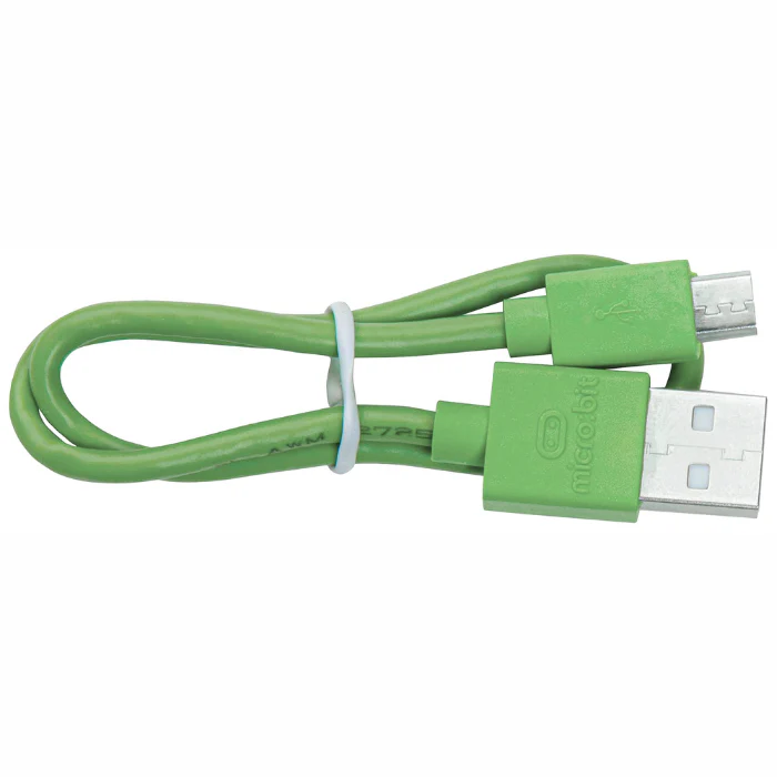 Micro:bit USB 2.0 Micro B Cable 300mm High-Speed Data Cable - Green - Image 3