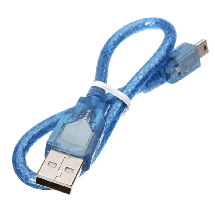 Mini USB 2.0 Cable for Arduino 30 cm (Colour May Vary) - Image 3