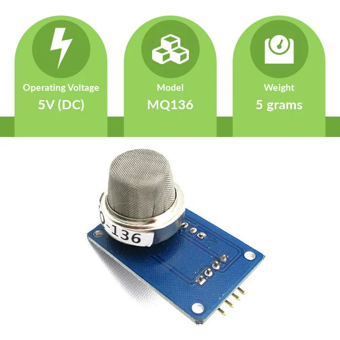 MQ-136 Hydrogen Sulfide Gas Sensor - Image 4