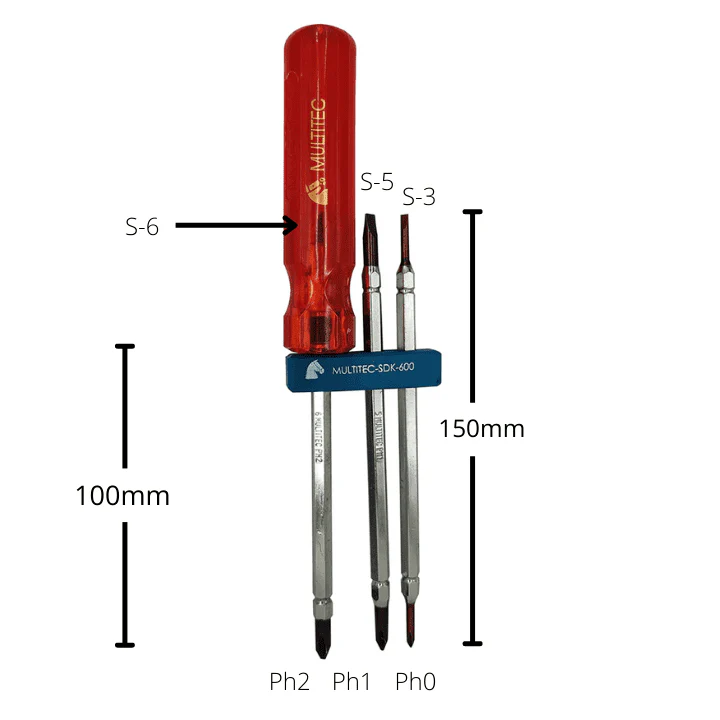 Multitec SDK-600 6 in 1 Screwdriver Set - Image 4