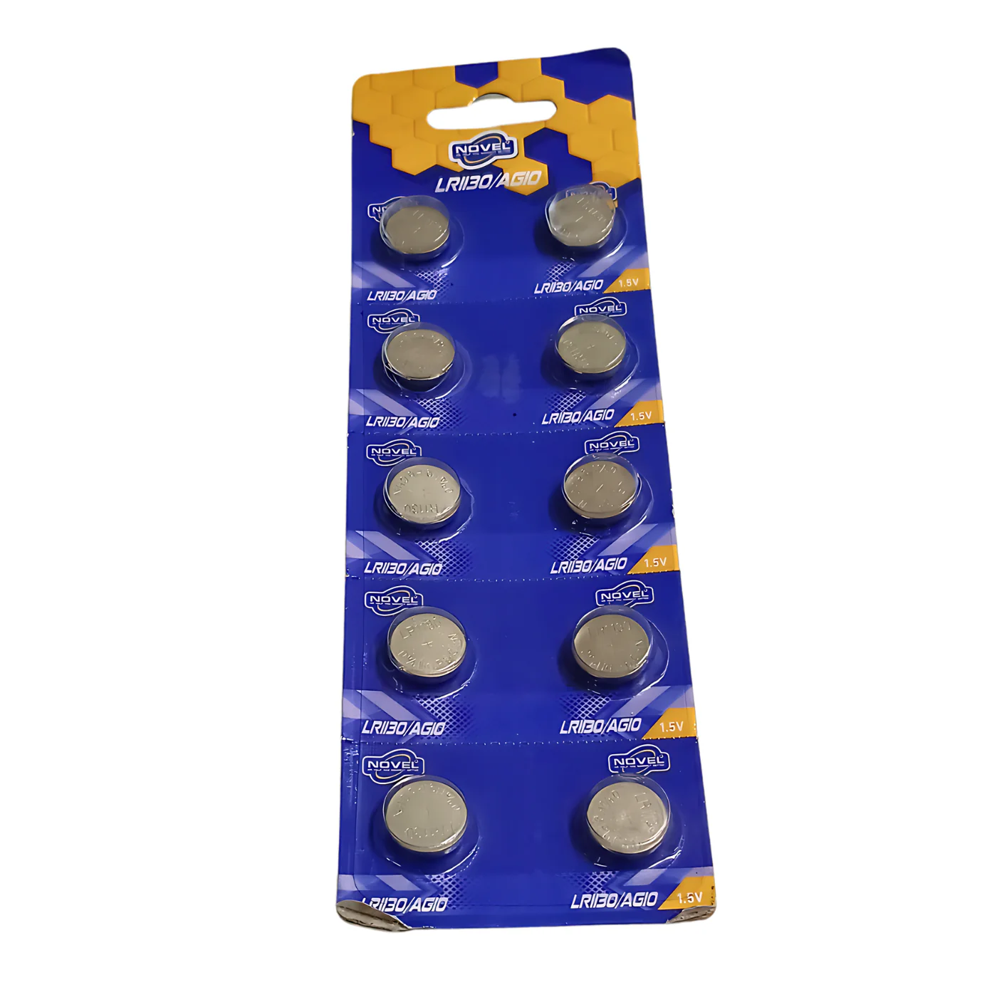 NOVEL LR1130/AG10 1.5V Button Cell Battery (PACK OF 10) - Image 3