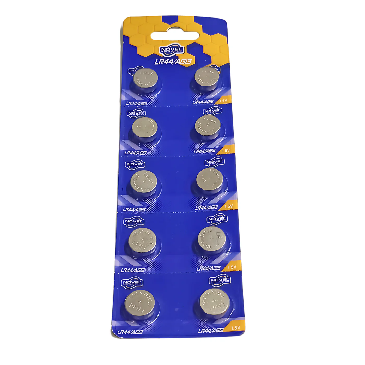 NOVEL LR44/AG13 1.5V Button Cell (PACK OF 10) - Image 3