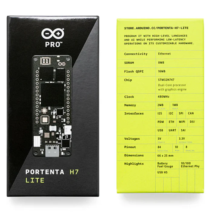 Official Arduino Portenta H7 Lite Development Board - ABX00045 - Image 5