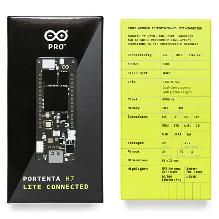 Official Arduino Portenta H7 Lite Connected Development Board - ABX00046 - Image 5