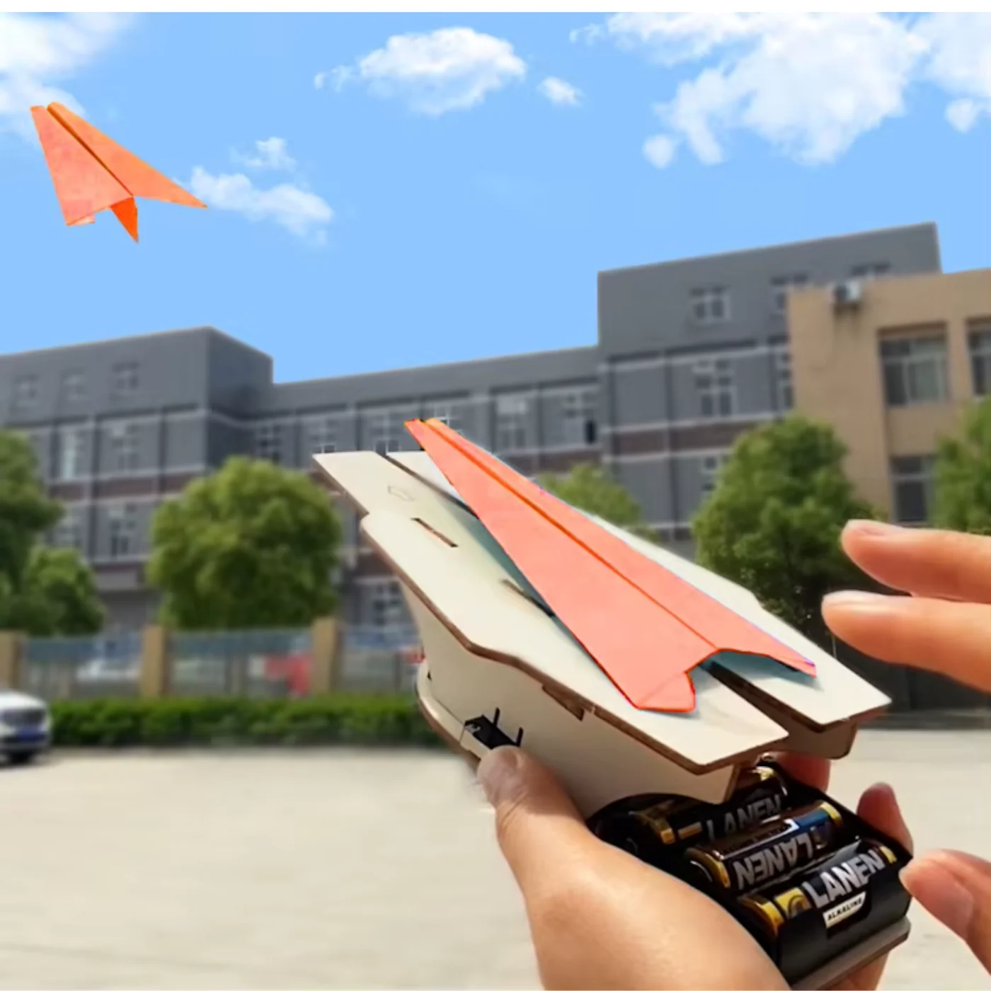 Pludo Paper Plane Launcher Kit – Friction Force Fun Carrier Catapult for Kids (11–14 Yrs) | Grade 6–8 Physics Learning Toy - Image 5