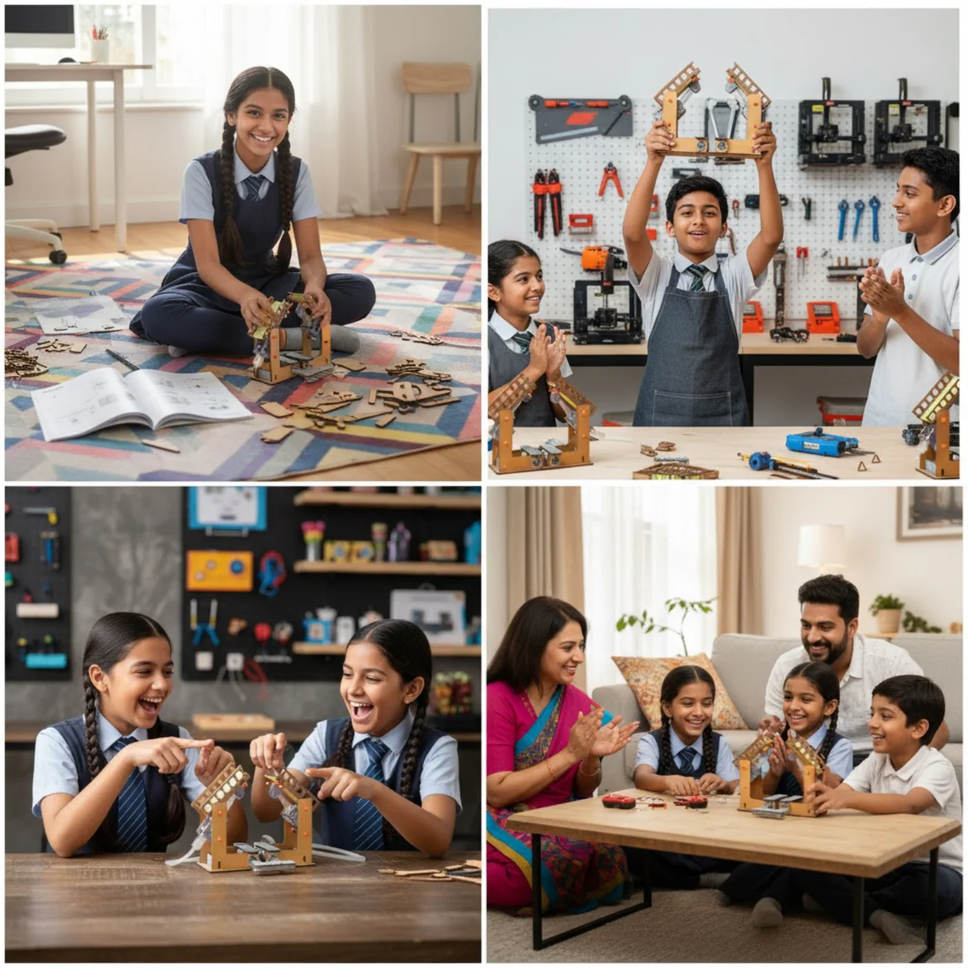 Pludo Pneumatic Movable Bridge STEM Kit – Hydraulic Movement Learning Toy for Ages 11–14 | Grade 6–8 Hands-on Science Project - Image 4