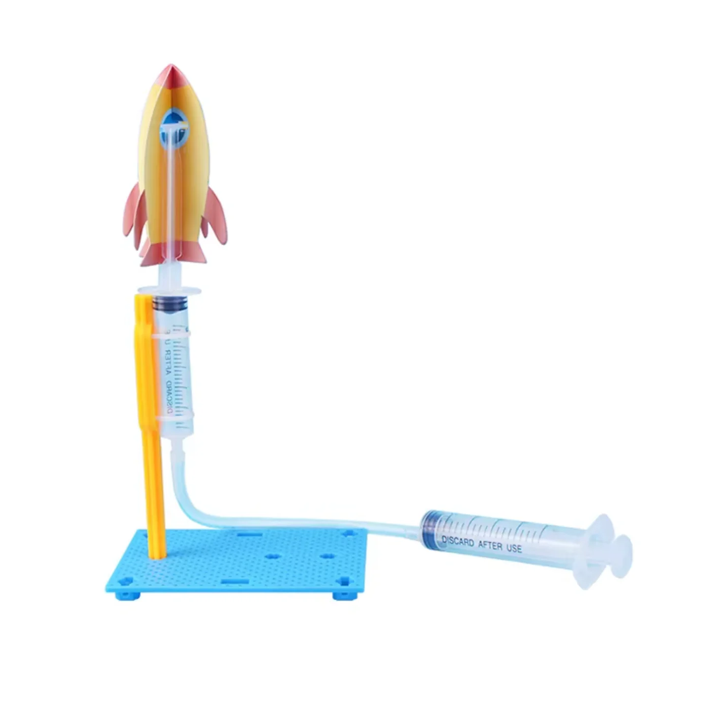 Pludo Rocket Launcher Kit DIY Science Kit – Learn Air Pressure & Rocket Launch Concepts for Ages 8–11 | Grade 3–5 - Image 7