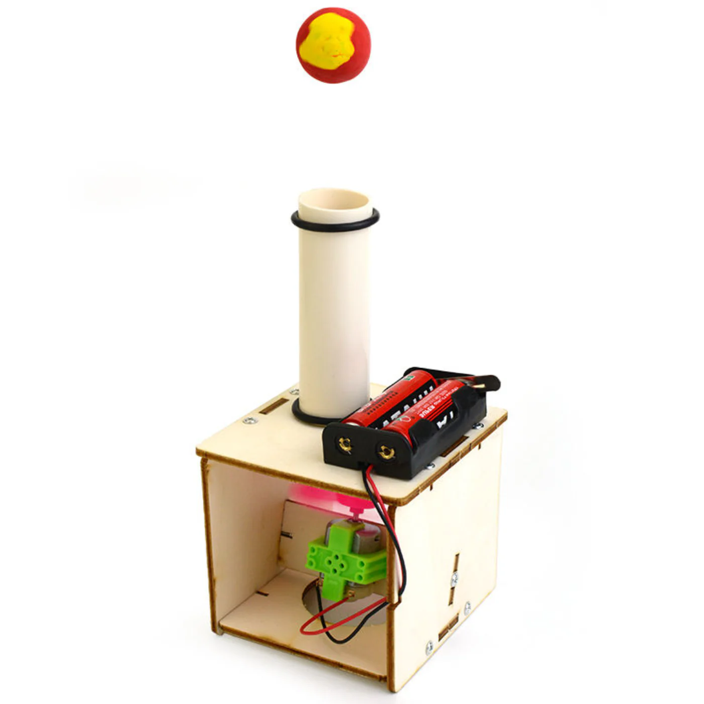 Pludo STEM Air Glide Kit – DIY Science Kit for Kids 11–14 | Grade 6–8 Bernoulli’s Principle Air Levitation Experiment - Image 2
