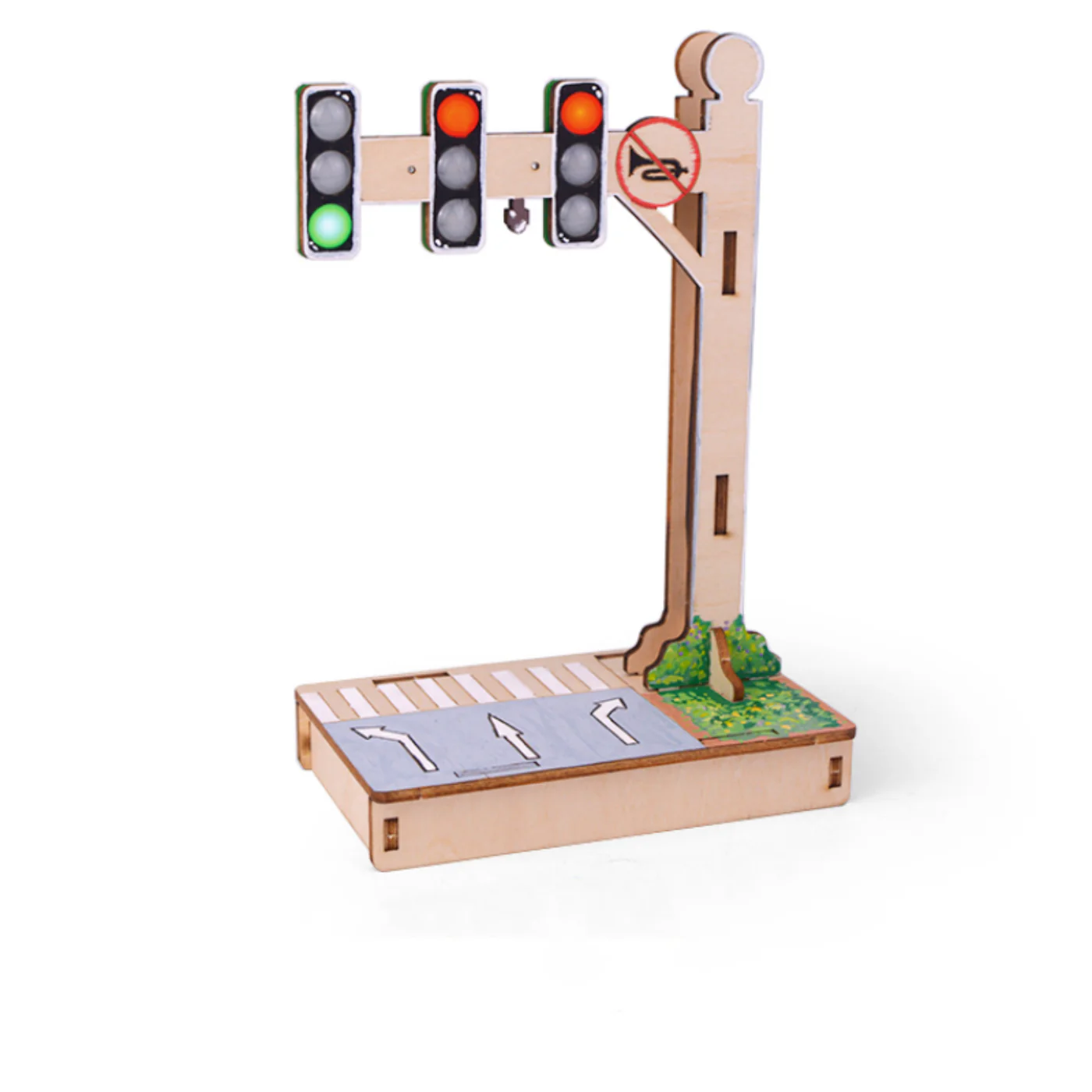 Pludo STEM Kit Automatic Traffic Signal – Controller-Based Circuit Learning Toy for 11–14 | Grade 6–8 DIY Toy - Image 3
