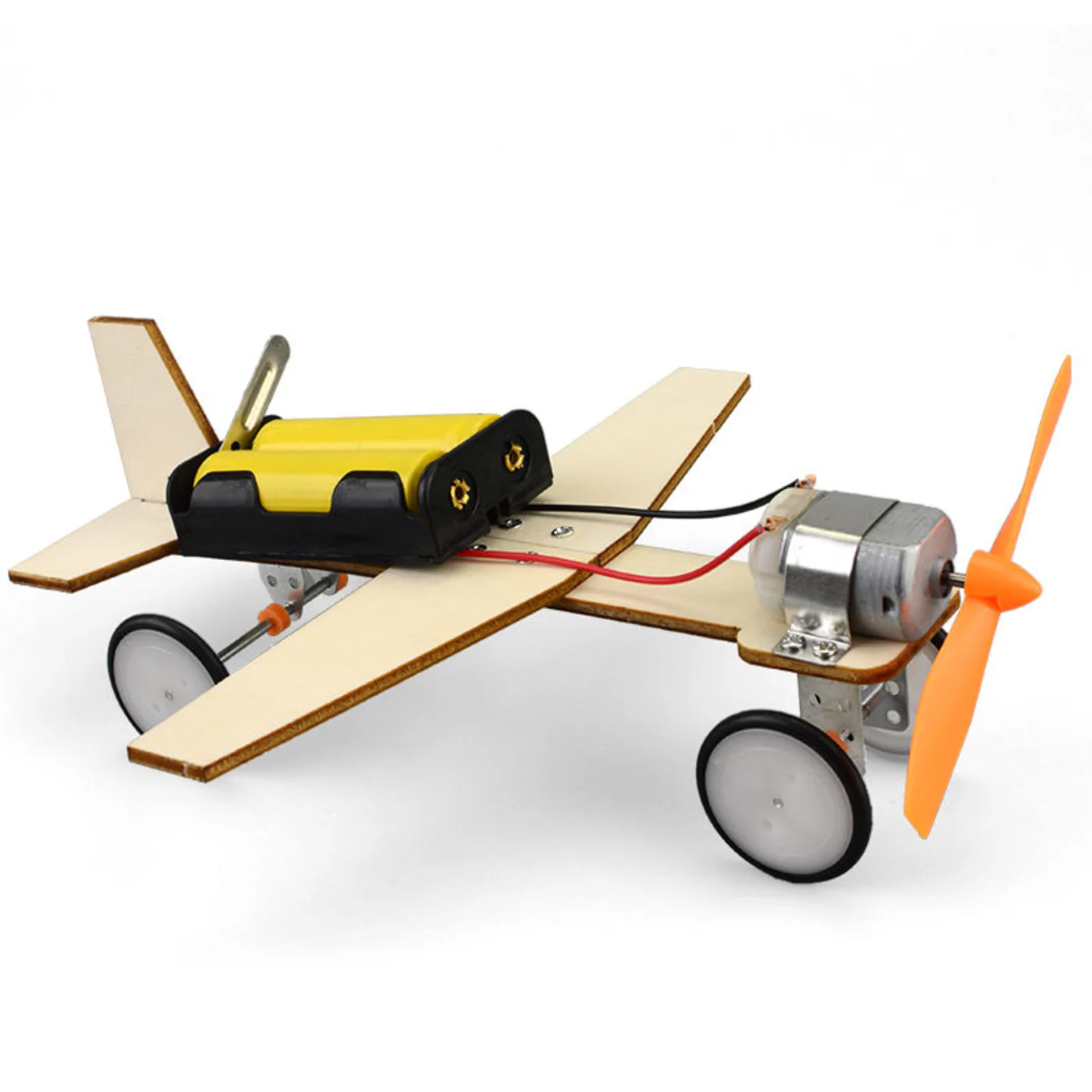 Pludo STEM Kit DIY AIRCRAFT – DIY Science Kit for Kids 11–14 | Grade 6–8 Learn Concepts of Propulsion - Image 2