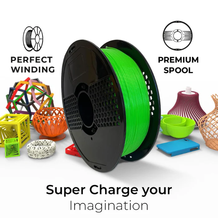 1.75mm Premium HS PLA Filament for 3D Printer (Mint Green) - Image 3