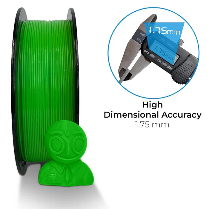 1.75mm Premium HS PLA Filament for 3D Printer (Mint Green) - Image 4