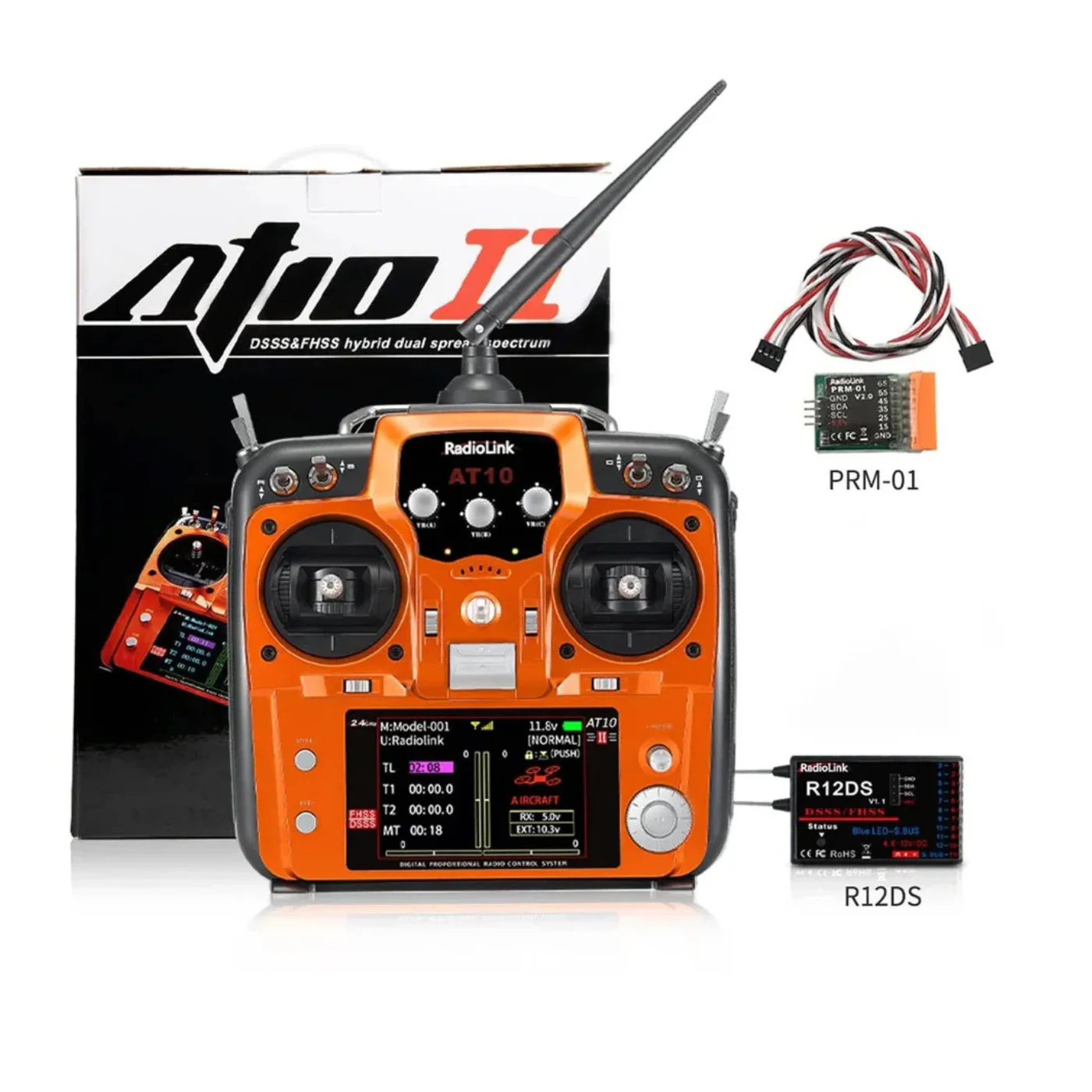 Radiolink AT10II with R12DS – Transmitter and Receiver for Drones, Cars & Boats - Image 3
