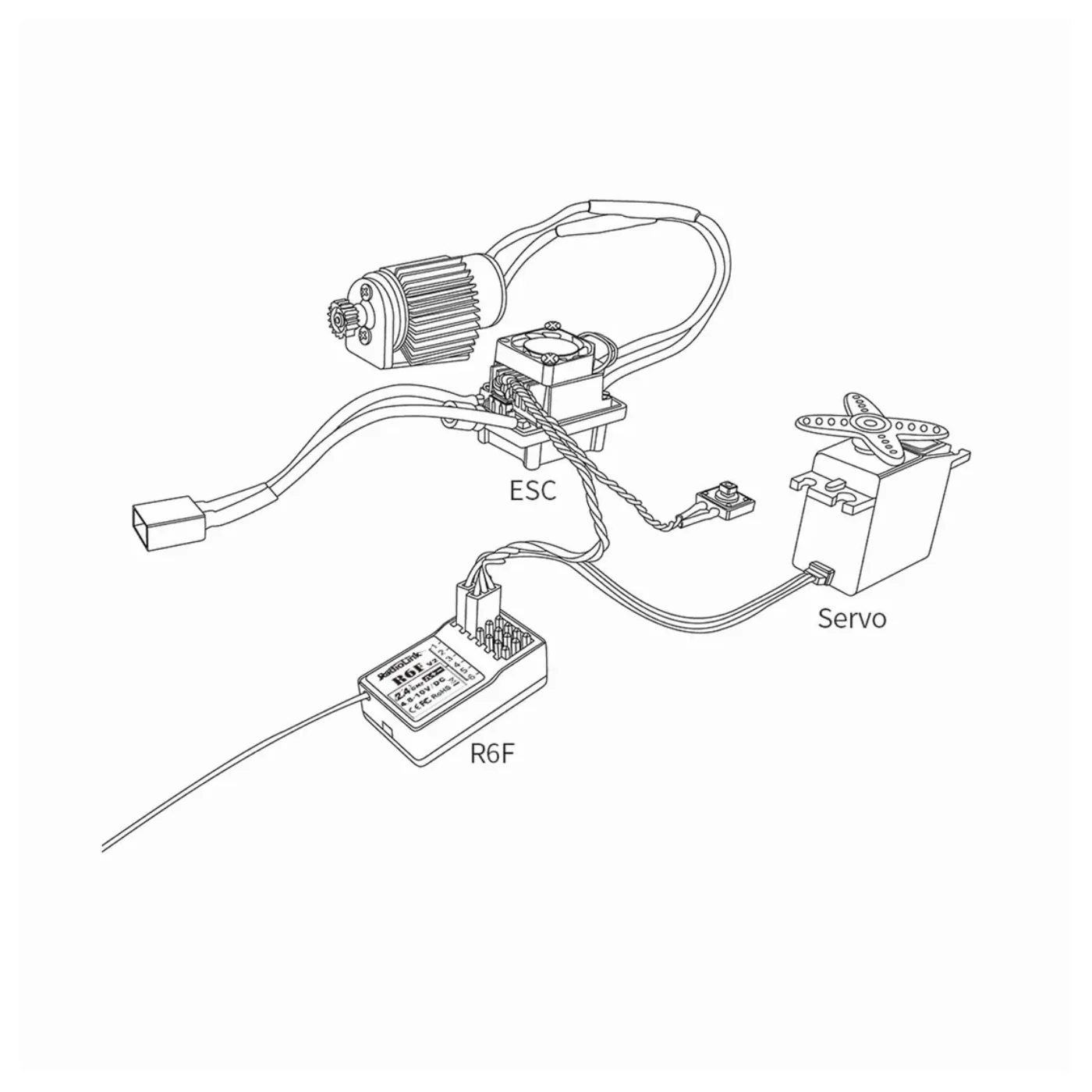 Radiolink R6F 2.4 GHz, 6 Channel RC Receiver Long Range up to 400 m - Image 3
