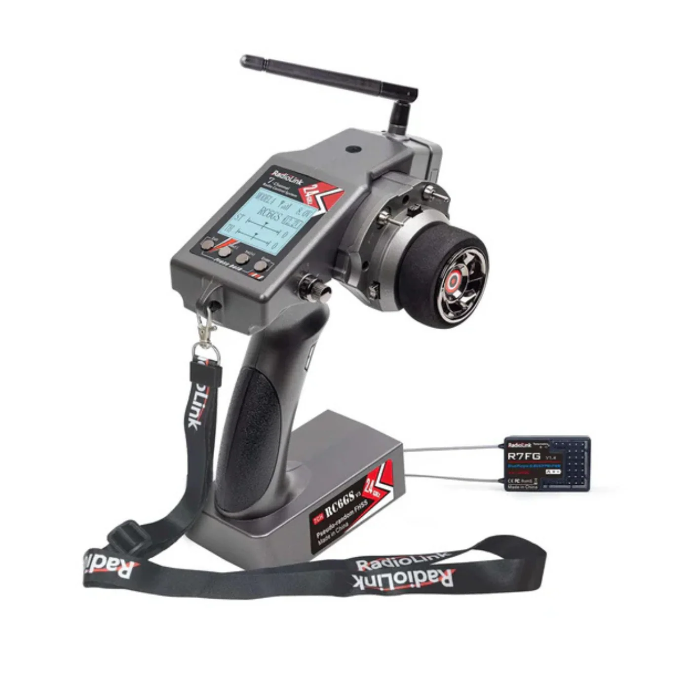 Radiolink RC6GS V3 7CH 2.4GHz RC Transmitter and 7CH R7FG Receiver with Waterproof Gyro - Image 2